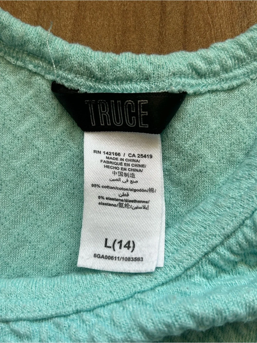 TRUCE stretchy size blue